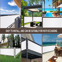 Filet d'ombrage tricoté en PEHD anti-UV pour serres extérieures, plantes, patios, jardins, terrasses, balcons, poulaillers, couverture carrée