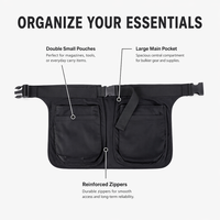 Sac banane personnalisé avec logo OEM, vente en gros d'usine, pochette mobile multicolore pour l'extérieur, sac de ceinture de randonnée