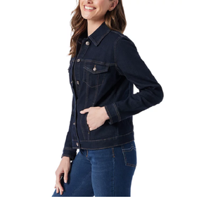 Wholesale Price High Quality Women's Casual Quilted <b>Denim</b> Jackets Breathable Windproof Eco-Friendly Long Length <b>Fabric</b> Made - Product Image 2