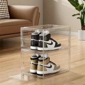 Armadio Portascarpe Pieghevole Salvaspazio in Materiale PP+HIPS+PET con <span class=keywords><strong>Dimensioni</strong></span> Specifiche - Product Image 1