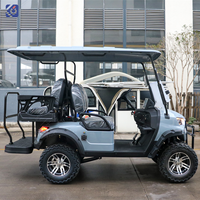 Voiture de golf électrique tout-terrain CAMP Off Road Club, 4 places, avec batterie au lithium 7,5 kW, pour le tourisme