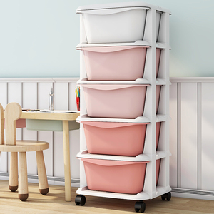 Tốt nhất bán 5 lớp thả nhựa ngăn kéo tủ lưu trữ với bánh xe - Product Image 3