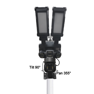 Ngoài trời IP66 năng lượng mặt trời <span class=keywords><strong>Wifi</strong></span> Mạng Home an ninh Hệ thống giám sát V380 P2P 4G thực 3 ống kính tầm nhìn ban đêm chức năng PTZ máy ảnh - Product Image 3