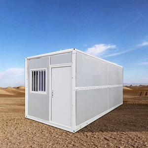 Panneau "sandwich" mobile en acier de haute qualité Villa modulaires paquet plat conteneur pliant tropical maison pliable maison préfabriquée - Product Image 1