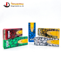 Briquet moderne rechargeable en métal avec flamme colorée coupe-vent motif cœur – Idéal pour cadeaux d'affaires