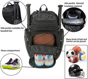 กระเป๋าเป้สะพายหลังกีฬาฟุตบอล วอลเลย์บอล สำหรับนักเรียน ท่องเที่ยว กิจกรรมกลางแจ้ง ฟุตบอล บาสเกตบอล ยิม ลำลอง ตัวอย่างสินค้าฟรี ขายส่ง - Product Image 4