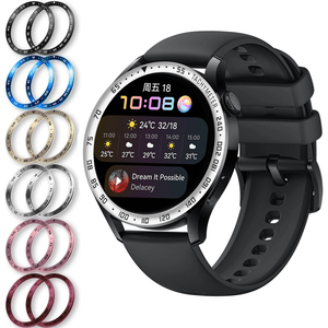 Bague de Protection anti-rayures en métal, cadre de style, échelle de cadran, étui de Protection pour huawei Watch 3, <span class=keywords><strong>lunette</strong></span> en acier inoxydable - Product Image 1