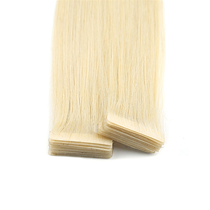 K.S WIGS Extensions à bandes adhésives sans couture de luxe, populaires, à double tirage, invisibles, blondes, lisses, en cheveux chinois vierges avec cuticules intactes, 100% - Product Image 6