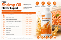 Arôme alimentaire Huile de crevettes Taima 99% Épices Assaisonnements Agents aromatisants pour aliments soufflés Boulettes de crevettes Sauce aux fruits de mer - Durée de conservation 3 ans