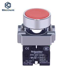 XB2BA41C XB2BA31C XB2BA33C XB2BA42C XB2BA51C 22mm Flush Momentary <b>Push</b> <b>Button</b> <b>Switch</b> 1NO 1NC 660V 5A Industrial Control - Product Image 1