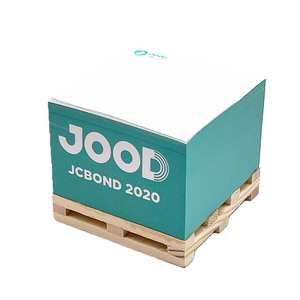 Notas adhesivas personalizadas con logotipo Nota adhesiva con palé de madera Nota adhesiva - Product Image 2