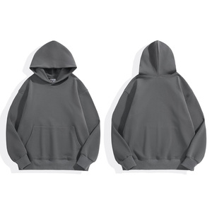 <span class=keywords><strong>Felpa</strong></span> in pile antiaderente da <span class=keywords><strong>uomo</strong></span> spessa oversize da 16.9oz 480gsm in cotone Plus velluto con cappuccio in tinta unita - Product Image 4