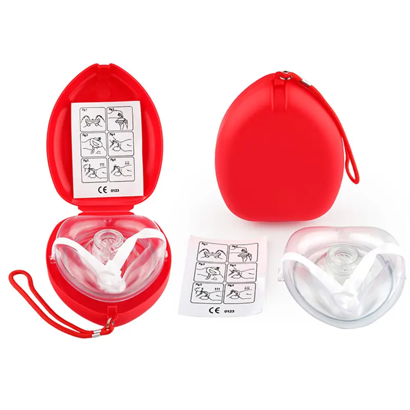 Mặt nạ CPR Silicone túi Mặt nạ CPR cho đào tạo sơ cứu cho đường thở của mặt nạ bảo vệ