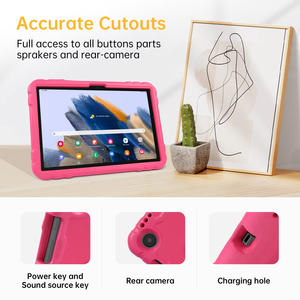 Étui pour tablette HGD EVA pour Kindle 2015 / 2017 / 2019 Fire HD 7 avec bande de fixation en silicone réglable et support - Product Image 1
