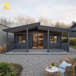 Casa Container Prefabbricata con Veranda Esterna, Unità Abitativa Isolata Termicamente, Adatta per Residenza Familiare a Lungo Termine - Product Image 2
