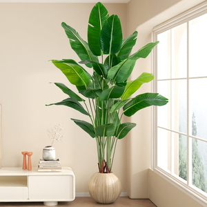 <span class=keywords><strong>Plantas</strong></span> Verdes Artificiales, Árbol del Paraíso de las Aves, Flores Artificiales, <span class=keywords><strong>Plantas</strong></span> Biónicas de Alta Gama, Lujo Ligero, para Sala de Estar, Restaurante, <span class=keywords><strong>Plantas</strong></span> de Interior - Product Image 1