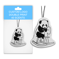 Diffuseur de parfum pour voiture en papier, toutes formes, différentes odeurs, carte parfumée suspendue personnalisée avec votre logo