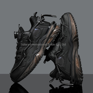 รองเท้าวิ่งลำลองผู้ชาย ดีไซน์ปุ่มหมุนแฟชั่น ผ้าตาข่ายระบายอากาศ สำหรับฤดูร้อน/ฤดูใบไม้ผลิ/ฤดูใบไม้ร่วง/ฤดูหนาว - Product Image 1