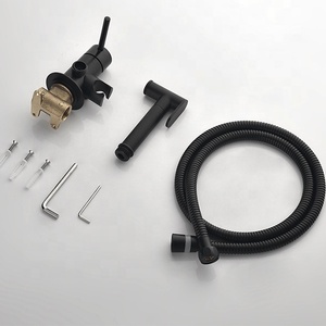 NZMAN <strong>Best</strong> Seller Matte Black Wall Mounted Shattaf <strong>Bidet</strong> Set, Hot and Cold Mixer Valve <strong>Spray</strong> Head, Muslim <strong>Bidet</strong> Shower Sprayer - Product Image 4