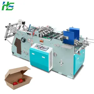 Hongshuo HS-HBJ-800 China Top Fabricage Geschenkdoos Maken Machine