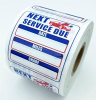 Autocollants d'huile pare-brise service de changement de voiture autocollant de fenêtre statique s'accrochent prochain rappel d'échéance véhicules étiquette autocollant