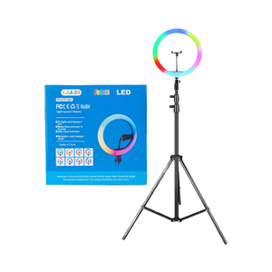 Kit Lumière Anneau LED Circulaire 10 Pouces 26 cm avec Trépied 1,6 m Changement de <span class=keywords><strong>Couleur</strong></span> 3 Modes pour Studio Streaming en Direct Éclairage Photographique Garantie 1 An - Product Image 4