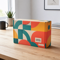 Boîte d'expédition personnalisée en carton ondulé E Flute, entièrement imprimée en couleur, laminée, en carton kraft, pour la vente en gros de cosmétiques