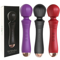 YIJI AV Vibrierender Dildo Multi-Frequenz Kraftvolle Vibration G-Punkt-Massagegerät Faszienpistolen-Kopf Masturbations-Sexspielzeug