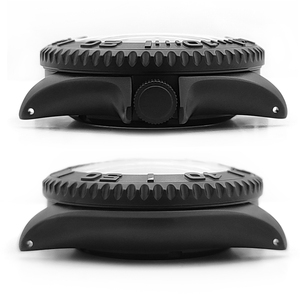 Skx cổ điển đen xem trường hợp 3 O 'đồng hồ cho skx007 009 Matte phù hợp với nh35 nh36 phong trào chương Vòng Bezel chèn caseback <span class=keywords><strong>Mod</strong></span> phần - Product Image 5