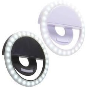 Anillo de Luz LED con Tema Romántico, Material PS Resistente, para Uso Diario - Regalo para Fiestas y Fotografía - Product Image 1