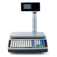 Timbangan Barcode Digital Pabrikan Printer Timbangan Supermarket Pencetak Label OEM Dapat Disesuaikan Checkweigher Elektronik