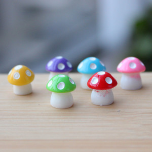 Miniature Resin Mushrooms For Succulent Pots Decorative <b>Ornaments</b> Craft Supplies - Product Image 2