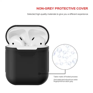 Funda de silicona OEM para auriculares, funda protectora para auriculares inalámbricos, funda de piel suave, bolsa de colores bonitos para Apple <span class=keywords><strong>Airpods</strong></span> 1 2 3 <span class=keywords><strong>Pro</strong></span> - Product Image 2