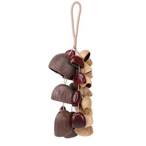Wholesale Handcrafted Fruit Shell <b>String</b> Hanging Decor Multiple Style Natural Wind Chime Souvenir - Product Image 1