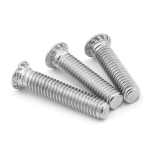 10 pièces/sac, goujons auto-serrants à tête plate en acier inoxydable 304 de qualité A2-70, rivets M2.5-M8, attaches à pression, modèle 304-FHS - Product Image 5