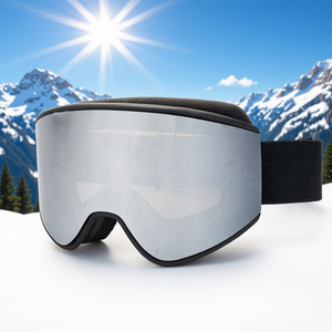 Masque de ski anti-buée avec lentille en polycarbonate, équipement de sport de neige tout temps pour l'extérieur - Product Image 1