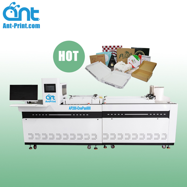 Single Pass Inkjet Printer Machine For Kraft Carton Pizza Box Carton Pizza Box Printer For Printing Bags and Pizza Boxes