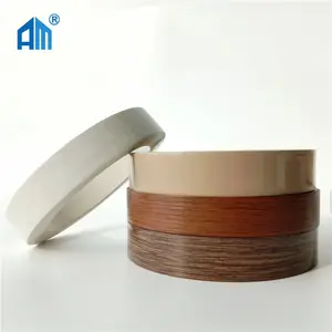 Factory Supply Wooden Grain Tape High Quality Matt Finish Wood Edge Banding PVC