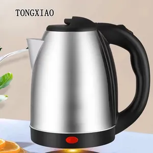 DISINE REGINA Factory Hot Sale 2 in 1 Stainless Steel Jug And Glass Kettle 1.8L Tea Pot Set Electric Kettle With Tray