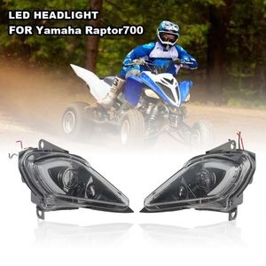 Accesorios Yongjin para UTV Yamaha <span class=keywords><strong>Raptor</strong></span> <span class=keywords><strong>700</strong></span> 2006-2021, Faro Delantero LED DRL con Luz de Señal de Giro <span class=keywords><strong>Amarilla</strong></span> - Product Image 1
