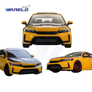 Parachoques para autos pour 2022 <span class=keywords><strong>Honda</strong></span> GEN 11 <span class=keywords><strong>Civic</strong></span> mise à niveau vers <span class=keywords><strong>Honda</strong></span> <span class=keywords><strong>civic</strong></span> <span class=keywords><strong>type</strong></span> <span class=keywords><strong>r</strong></span> pièces de carrosserie spoilers de voiture pare-chocs de voiture grilles de voiture - Product Image 3