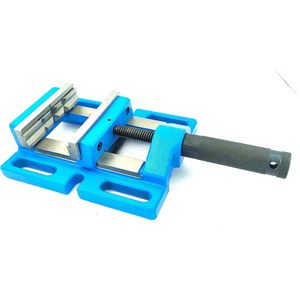 Étau d'établi Unigrip 5 pouces (125 mm) avec corps en fonte, mâchoires en acier à outils, surface de mâchoire lisse, qualité industrielle, base fixe - Product Image 1