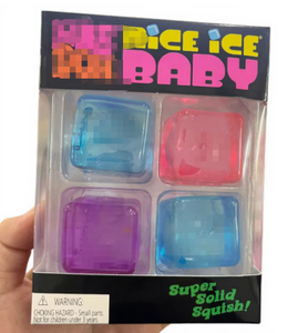 Meilleures ventes NeeD0h Nice Ice Baby Lot de 4 jouets anti-stress à presser en forme de glaçon super solide pour enfants et adultes Boîte mystère - Product Image 5