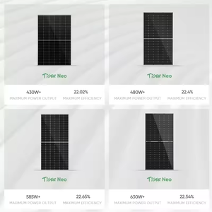 ชุดแผงโซลาร์เซลล์แบบโมโนคริสตัลไลน์ชนิด N แบบสองหน้า กระจกสองชั้น 600W-720W - Product Image 4