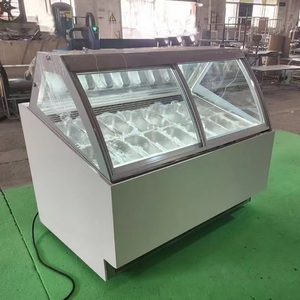 MUXUE congelador para helados Gelato pantalla <span class=keywords><strong>vitrina</strong></span> <span class=keywords><strong>Vitrina</strong></span> refrigerada equipo <span class=keywords><strong>de</strong></span> refrigeración - Product Image 4
