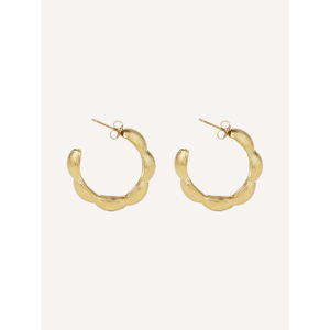 Orecchini Pendenti YFB E589 in Acciaio Inossidabile, Cerchi da 3,35 cm di Diametro, Collezione Primavera-Estate, Vendita all'Ingrosso - Product Image 1