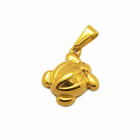 Collar de acero inoxidable a la moda Ocean Serie 18K chapado en oro Animal marino joyería estrella de mar delfines caballito de mar tortuga pez caliente
