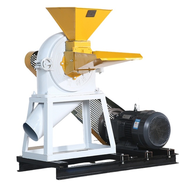 Africa Hot Sale Electric 380V Gear Multifunctional High Capacity Engine Motor Rice Bean Corn Maize Mill Grinder for Super Fine