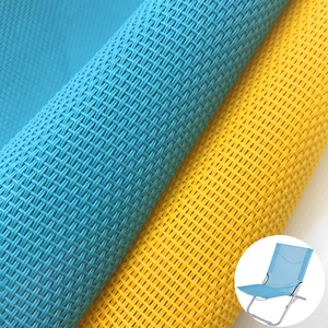 Starunk Chất lượng cao 2x1 màu xám không thấm nước teslin lưới bền thoáng khí Polyester PVC lưới vải cho ghế bãi biển - Product Image 3