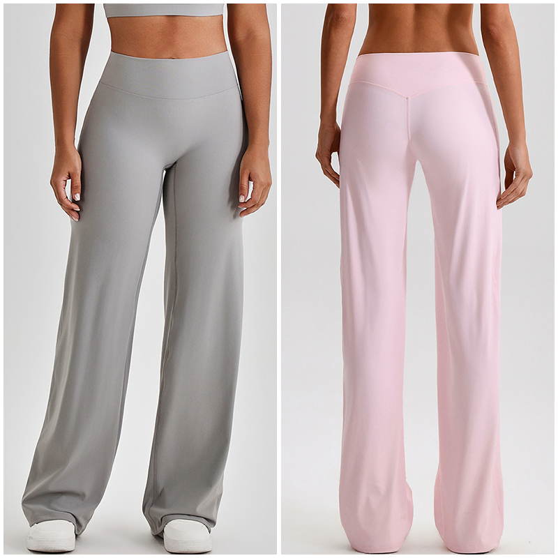 2005 Spandex Quick Dry High Waisted Butt Lifting Lightweight Long Boot Cut Yoga Pants Activewear Sculpting Straight Leg Pants